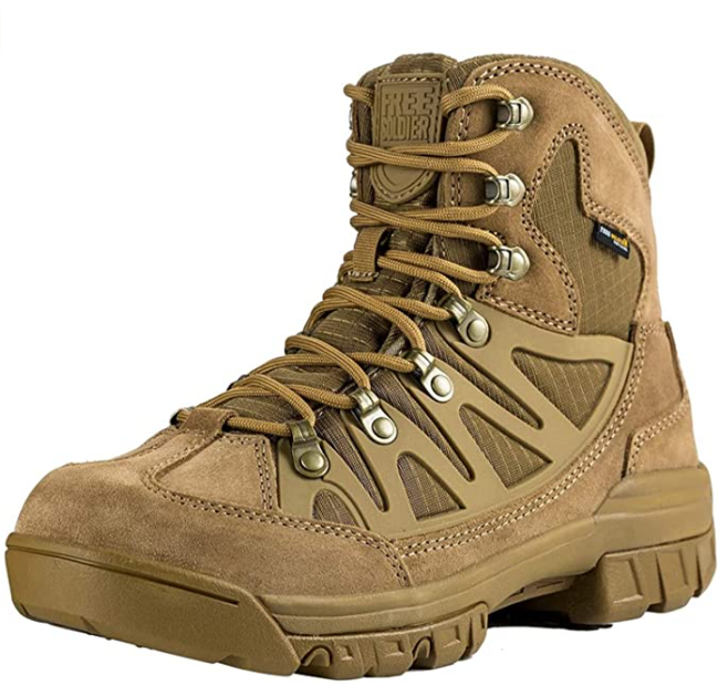 Берці FREE SOLDIER, дихаюча, водовідштовхувальна, похідне взуття, тактичні армійські черевики, військові черевики р.41 Арт. 9969244 - зображення 1