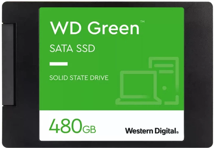 Western Digital Green 480GB 2.5" SATAIII TLC (WDS480G3G0A) - Фото 1 Western Digital Green 480GB 2.5" SATAIII TLC (WDS480G3G0A) - зображення 1
