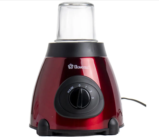 Блендер стационарный Domotec MS-6611 с кофемолкой 2в1 1.5L 1000W Red (3_02327) - изображение 4