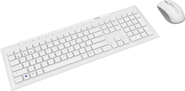 Комплект беспроводной Rapoo 8210M Wireless/Bluetooth White - изображение 4