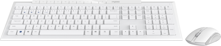 Комплект беспроводной Rapoo 8210M Wireless/Bluetooth White - изображение 5