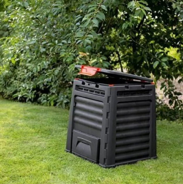 Компостер садовый Keter CURVER ECO COMPOSTER 320 Черный - изображение 4