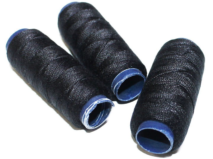 Нитки FROM FACTORY JNQ №40 5шт черные и 5шт белые - изображение 3