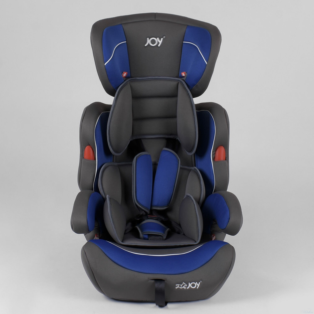 Детское автокресло JOY NB-8660 цвет серо-синий, универсальное от 9 до ...