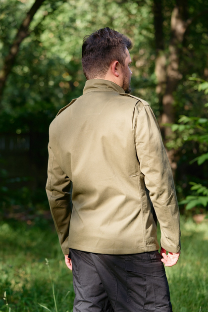 Куртка тактическая мужская Brotherhood М65 R2D2 олива весна-осень хлопок 52-54/170-176 BH-U-JM65R2-O-52-170 - изображение 2