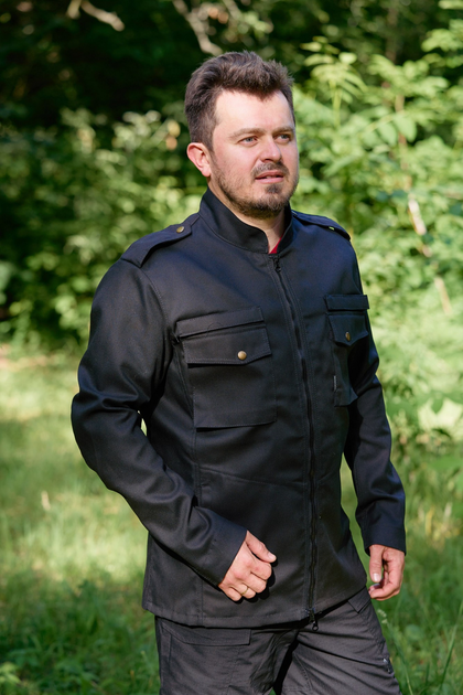 Куртка тактическая мужская Brotherhood М65 R2D2 черный весна-осень хлопок 48-182 - изображение 2