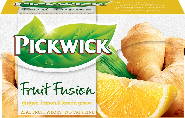 Чай фруктовий пакетований Pickwick Fruit Fusion Ginger, Lemon