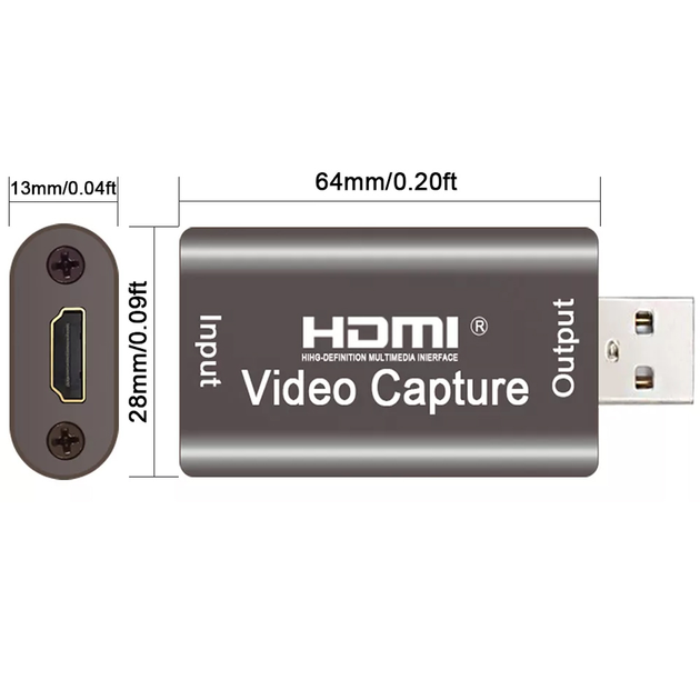 Внешняя карта видеозахвата Kotion Each Game Capture UHD33 Brown (HGC-UHD33-BR) - изображение 5
