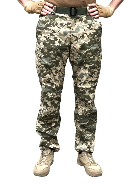 Штаны пиксель зсу Комбат Combat размер 54 рост 173-179, тактические брюки пиксель ММ14 - изображение 1