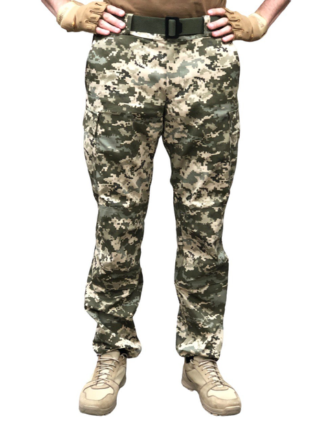 Штаны пиксель зсу Комбат Combat размер 50 рост 173-179, тактические брюки пиксель ММ14 - изображение 1