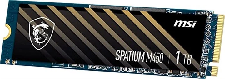 内蔵型SSD MSI SPATIUM M450 1TB SSD SSD диск MSI Spatium M450 1TB NVMe M.2 PCIe 4.0 TLC 3D NAND (S78
