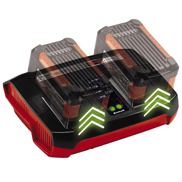 Аккумулятор для инструмента Einhell PXC-Twincharger Kit 18 В Li-Ion 4 Ач 2 шт + Зарядное устройство для инструмента (4512112) - изображение 2