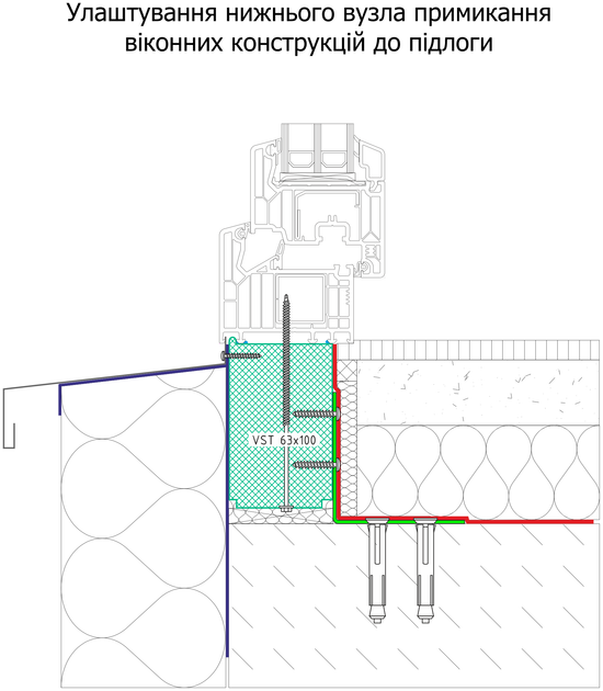 Теплоізоляційний підставочний профіль VSThermo VST 50x30 1185 мм - зображення 6