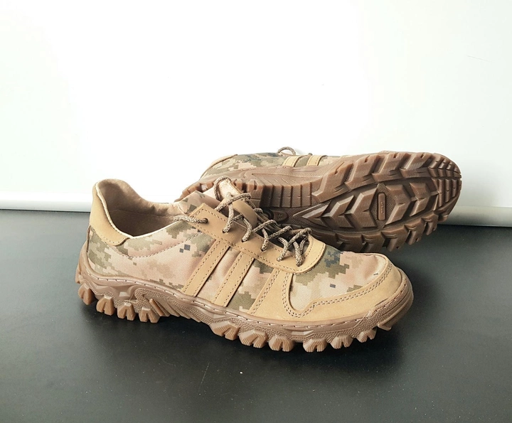 Кроссовки летние тактические, обувь для военных KROK К1, 46 размер, хаки, 03.46 - изображение 2
