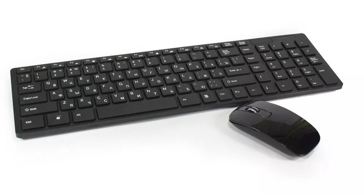 Клавиатура беспроводная с мышью Keybord Wireless UKC К06 Black/Черная ...