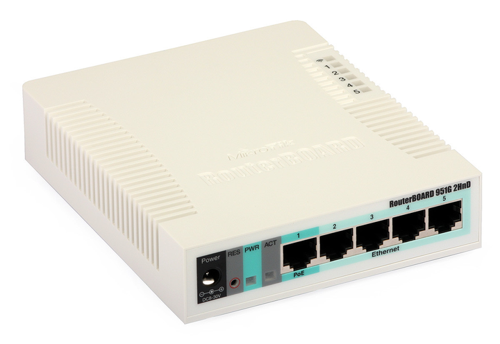 Маршрутизатор MikroTik RB951G-2HnD для офісу, кафе та будинку. - зображення 2