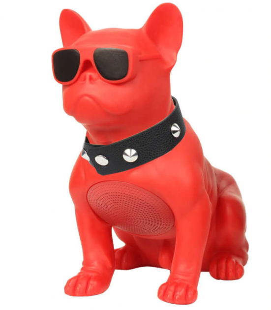 Портативна Bluetooth колонка собака SPS CH-M10 DOG, червона (lu1036) - Фото 1 Портативна Bluetooth колонка собака SPS CH-M10 DOG, червона (lu1036) - зображення 1