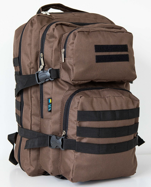 Рюкзак тактический VA R-148 коричневый, 40 л - изображение 2