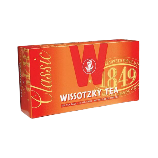 Чай черный WISSOTZKY Black Tea 100 пакетиков, 150 г от продавца ...