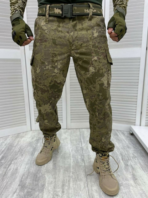 Штаны армейские летние камуфляжные L - изображение 1