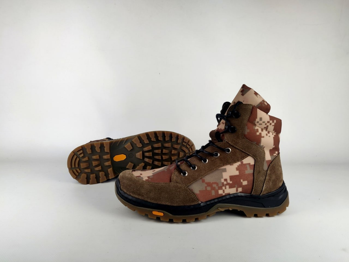 Берцы тактические ботинки летние TVL 43 р светло-коричневый пиксельный камуфляж (43-000104) - изображение 1