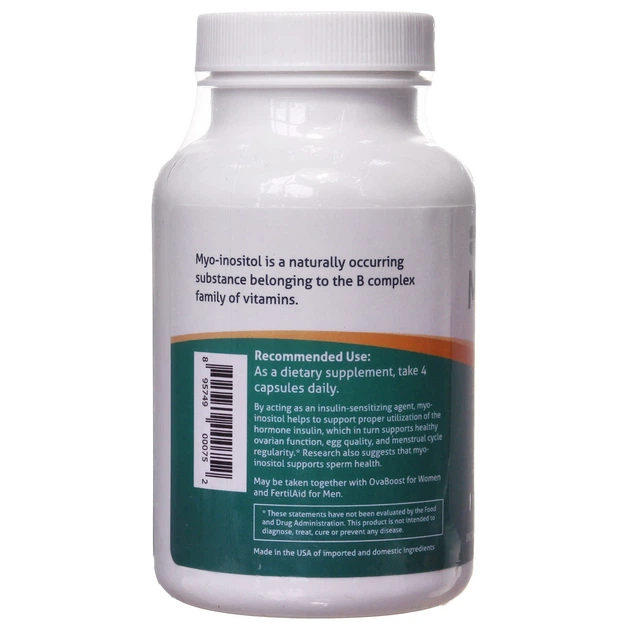 Міо-Інозитол для жінок Myo Inositol Fairhaven Health, 120 капсул