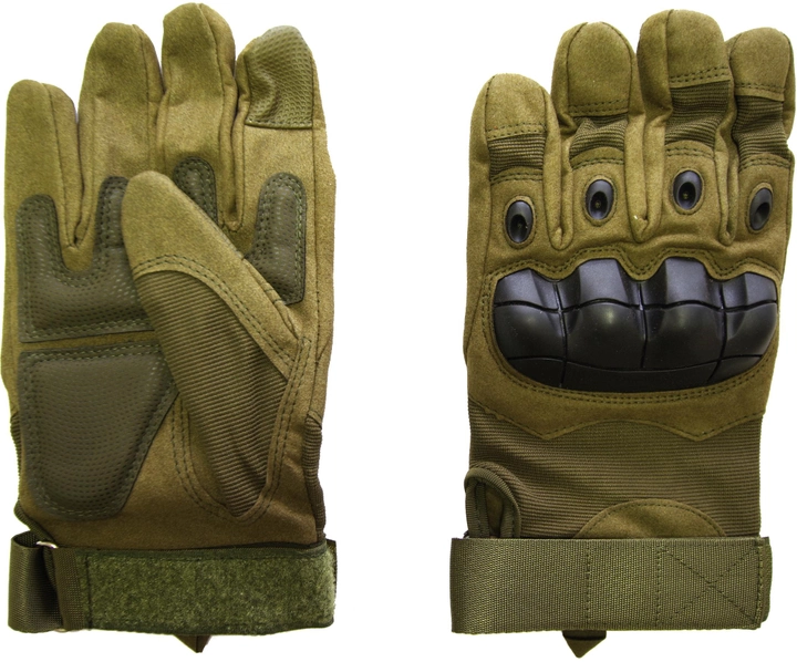 Тактические перчатки Suzhou XL Зеленые (130720224/XL) - изображение 1