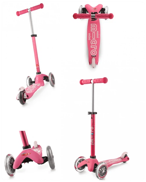 Триколісний самокат Mini Micro Deluxe Pink рожевий - зображення 3