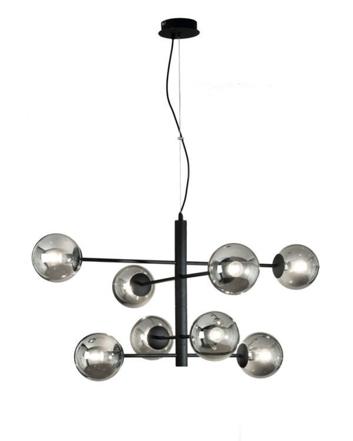 Подвесной светильник Ondaluce ELISEO Ø 100 cm /H 80 + 100 cm золото 12 x E14 - изображение 1