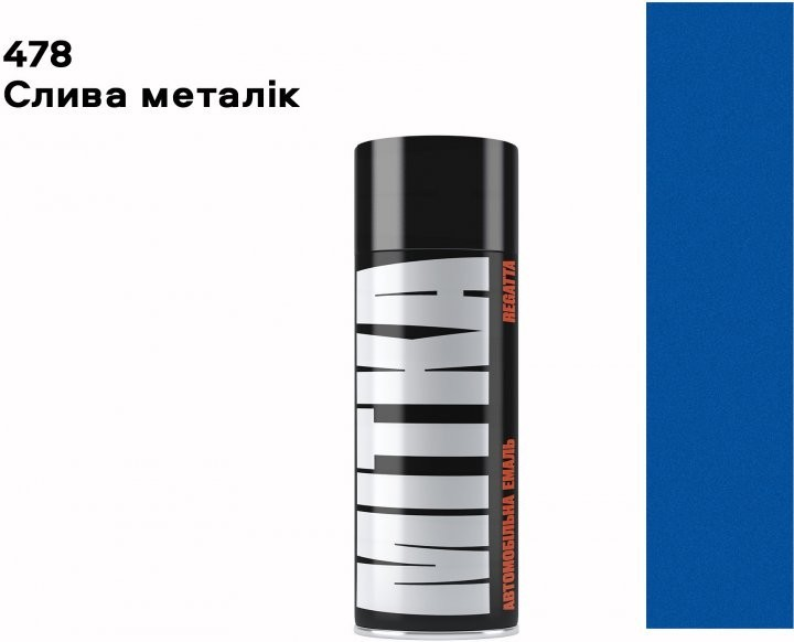 Эмаль автомобильная MITKA Regatta 478 Слива металлик (MI0478) 150 мл ...
