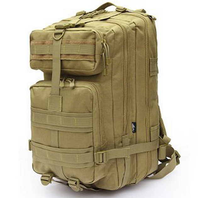 Рюкзак військовий тактичний штурмової MHZ Molle Assault 36L Coyote - зображення 1