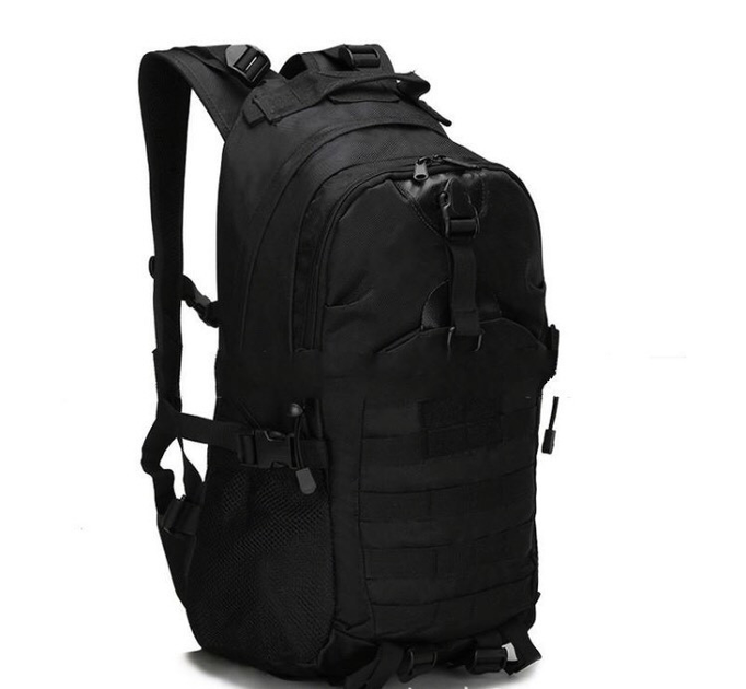 Рюкзак тактический городской Molle Assault MHZ A19 черный, 30 л - изображение 1