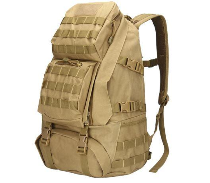 Рюкзак тактический MHZ B35 50 л, песочный - изображение 1
