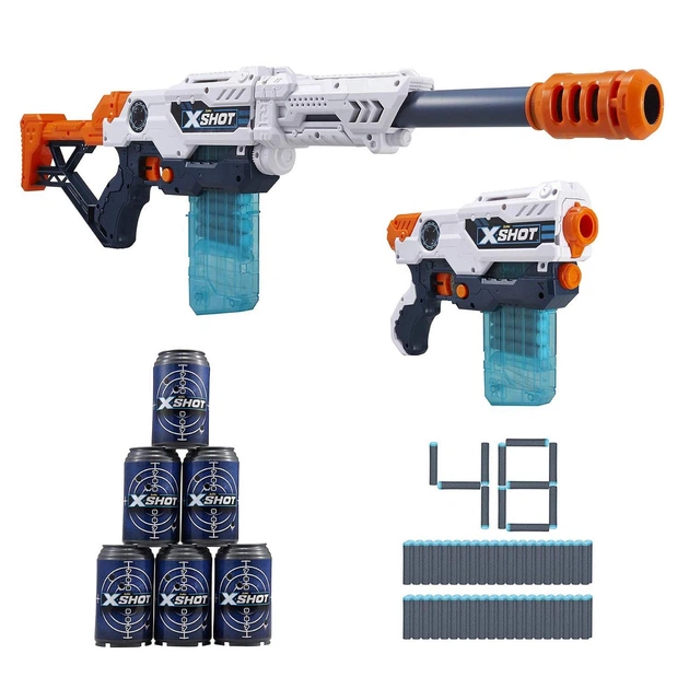 Швидкострільний бластер Zuru X-Shot Excel Max Attack and Hurricane