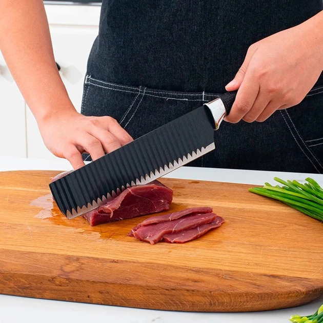 Набір кухонних ножів 6 штук із нержавіючої сталі Zepter Набір ножів з ножицями - зображення 2