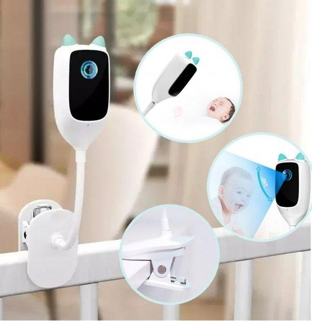 Видеоняня SMART WIFI С1 ART 7944 с датчиком движения + двухстороння связь Белый - изображение 4