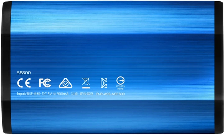 ADATA SE800 512GB 2.5" USB 3.2 Type-C Blue (ASE800-512GU32G2-CBL) External - зображення 5