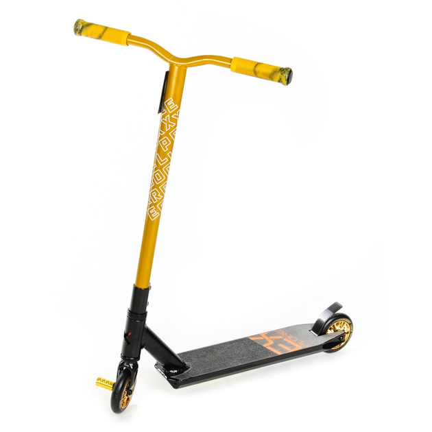 Самокат трюковый Explore Spade (HIC) Gold ABEC-9 110 мм + пега – фото ...