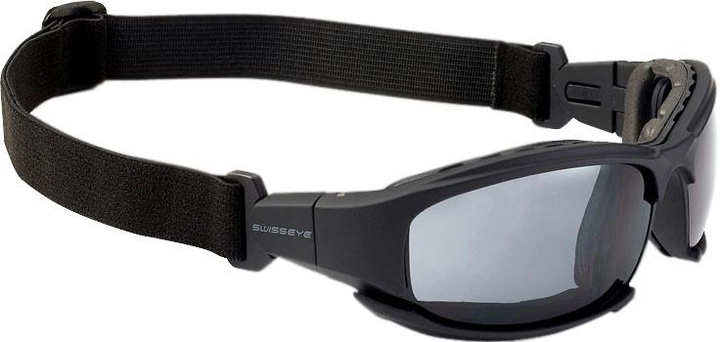 Балістичні окуляри Swiss Eye Guardian Чорні (23700649) - зображення 2