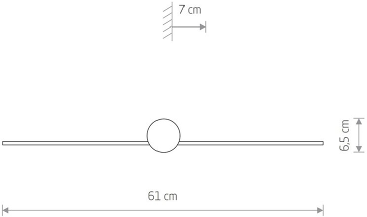 Бра Nowodvorski NW-8127 Pin led - изображение 3