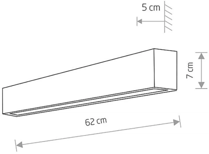 Настенный светильник Nowodvorski NW-7568 Straight wall led - изображение 2