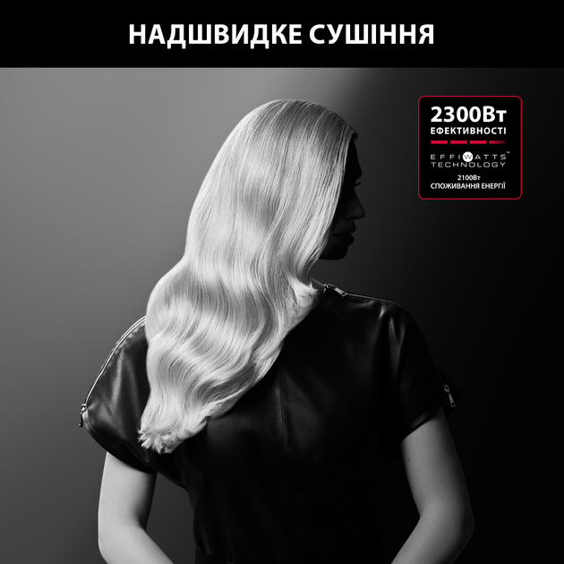 Фен Rowenta STUDIO DRY x KARL LAGERFELD CV581LF0 - изображение 3