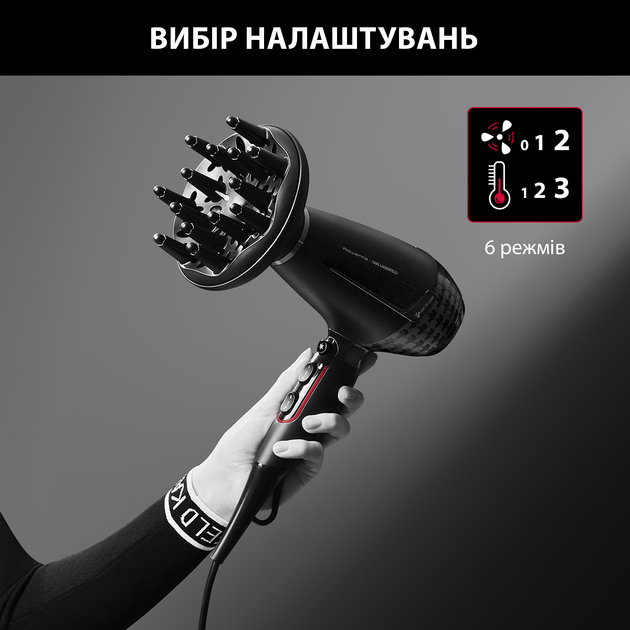 Фен Rowenta x KARL LAGERFELD K/Pro Stylist CV888LF0 - изображение 5
