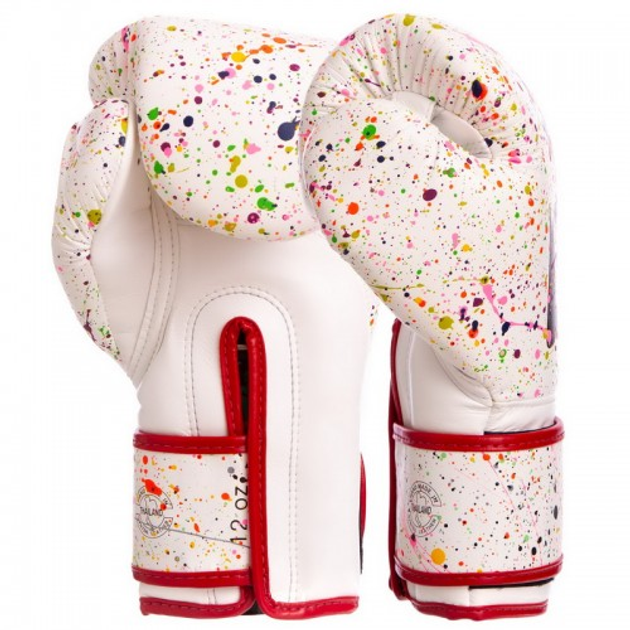 Перчатки для бокса Перчатки боксерские FAIRTEX (BGV14PT) 10 унций Белые ...
