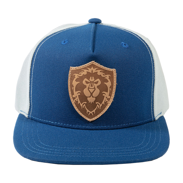 Кепка WORLD OF WARCRAFT Alliance Leather Emblem (Варкрафт) синяя 55 см (90621) 