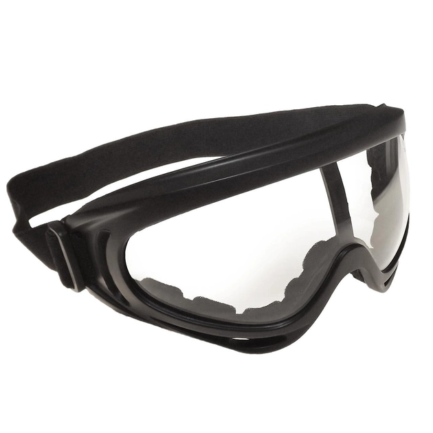 Захисні окуляри-маска на резинці з прозорими лінзами (SD-GL-24) - зображення 2