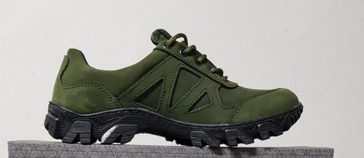 Тактичні Кросівки Armos Full Leather Green (ARMOS-013-GN-44) - зображення 1