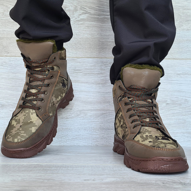 Ботинки мужские зимние Sigol 43р. 28.5 см камуфляжные Сгб-8к - изображение 2