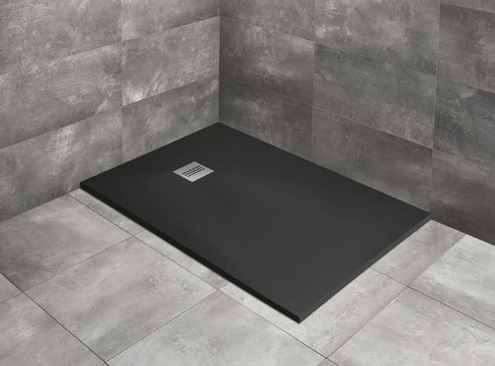 Душовий піддон RADAWAY Kyntos F 140x80 колір чорний HKF14080-54 - зображення 4