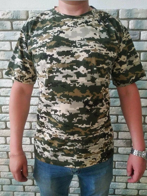 Літня військова тактична футболка 62 Піксель - зображення 1